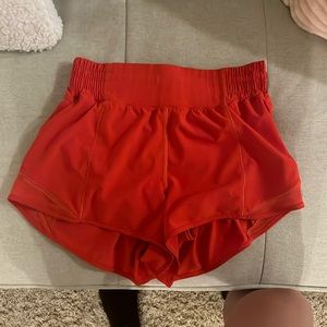 Red lululemon hotty hots